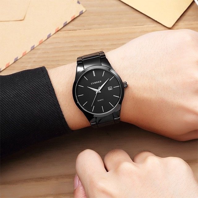 CURREN 8106 Jam Tangan Pria Analog Stainless Steel WK-SBY