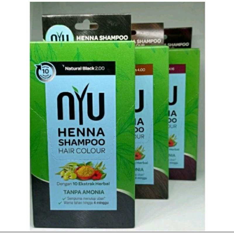 NYU HENNA SHAMPO HAIR COLOUR [ SHAMPO SEMIR ]