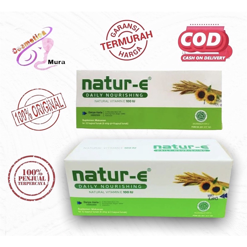 [ original / bpom natur e daily nourishing soft caps || natur e - 300 daily nourishing orange || natur e advance capsul