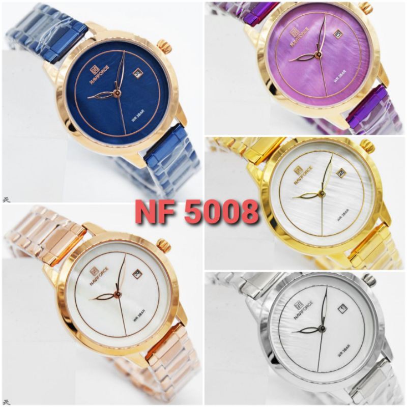 Jam tangan cewek Naviforce 5008 Original Classic
