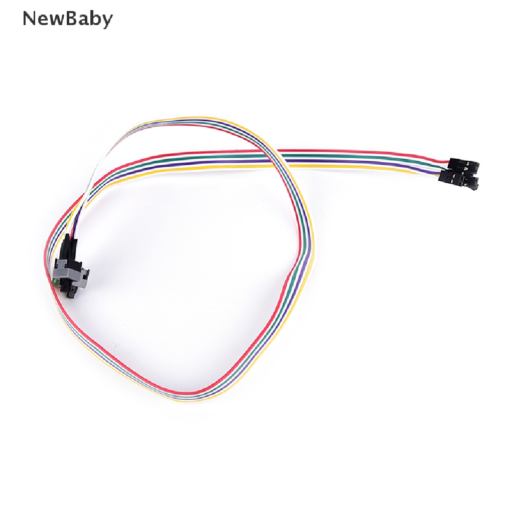 NewBaby High quality PC case red green LED lamp ATX power supply reset HDD switch lead ID