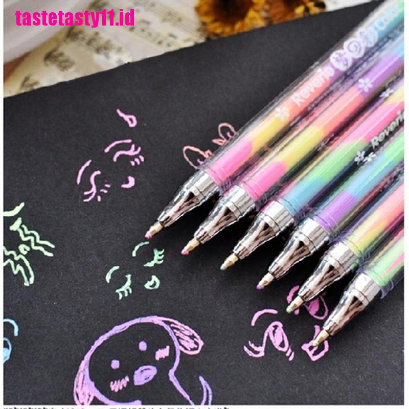 1 pc Pena Penanda Highlighter Desain Lucu 6 Bolpen