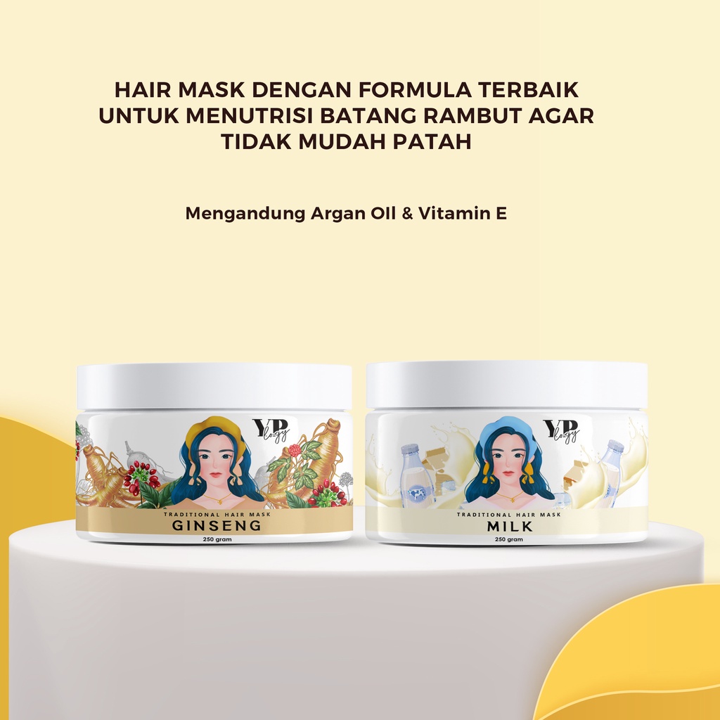 YPLOGY Paket Rambut Rontok 1 Hair mask dan 1 Hair Tonic-3