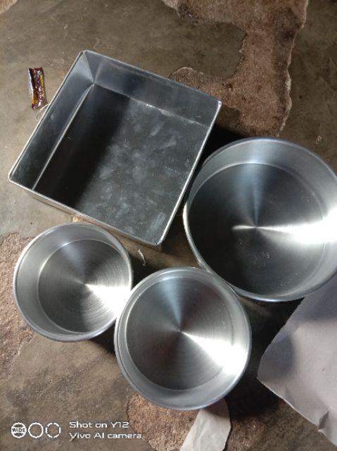 Loyang Kue Kotak Uk. 22cm*22cm Tebal 0,8mm-loyang Maksuba-loyang Browni