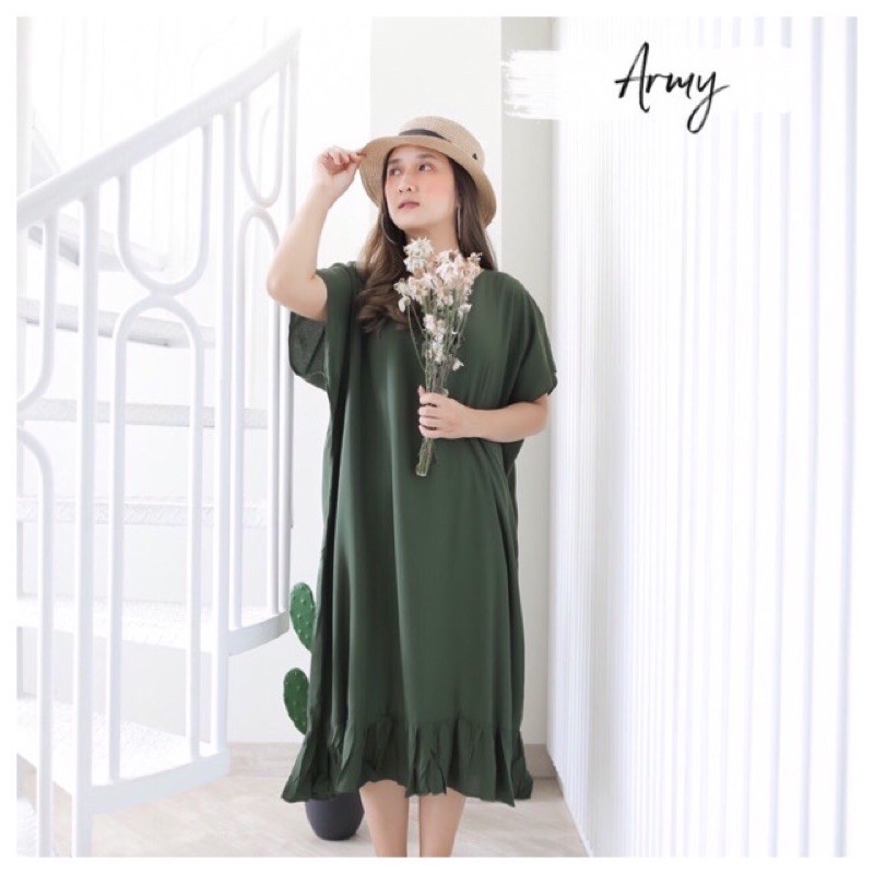 Homeydress Ruffle Polos / Daster Ruffle / Daster Viral