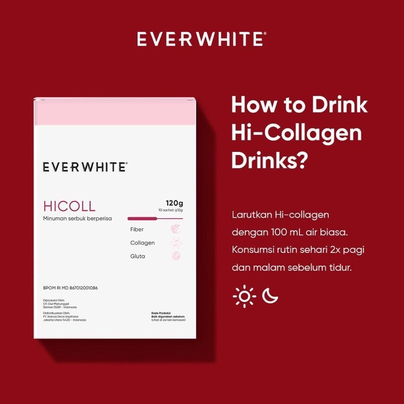 EVERWHITE Hicoll Drink Minuman Collagen