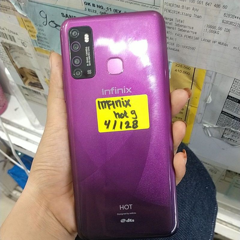 second hp infinix hot9 4/128 90% mulus