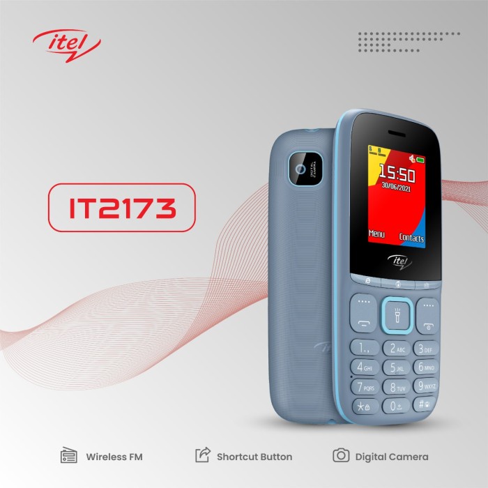 ITEL 2173 IT2173 HP Murah Feature Phone Original Garansi Resmi