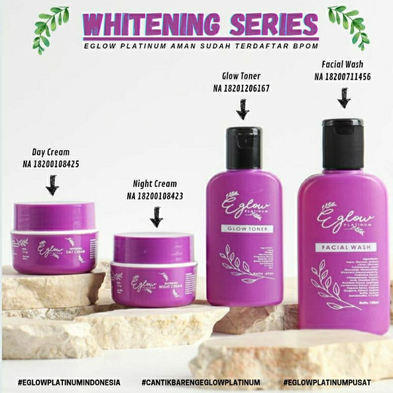 E glow platinum whitening