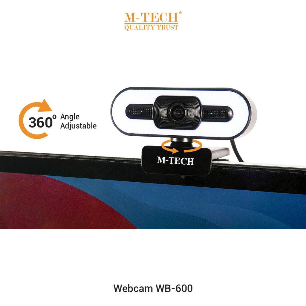 Webcam M-Tech WB600 1080p FULL HD with microphone