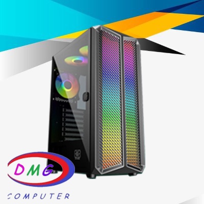 Simbadda Battleground 202 RGB Tempered Glass Mid Tower Gaming Casing