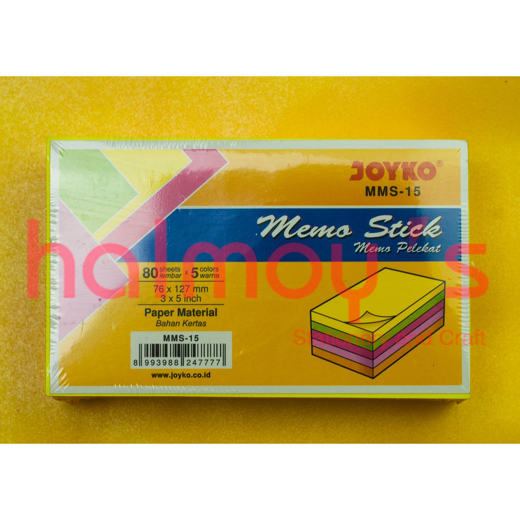 

MEMO STICK / STICKY NOTES JOYKO MMS - 15