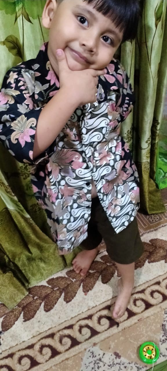 Wm>couple Bogenvil Hitam / Couple Keluarga / Couple Batik Langsung Dari Konveksi