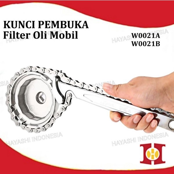 Kunci Pembuka Oli Filter Oil Belt Mobil Sabuk Rantai 6 8 10 12  Inch