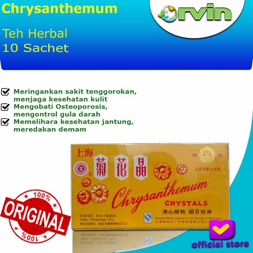 

Terbaru Chrysanthemum Tea / 10 Sachet / Tea Herbal / Tea