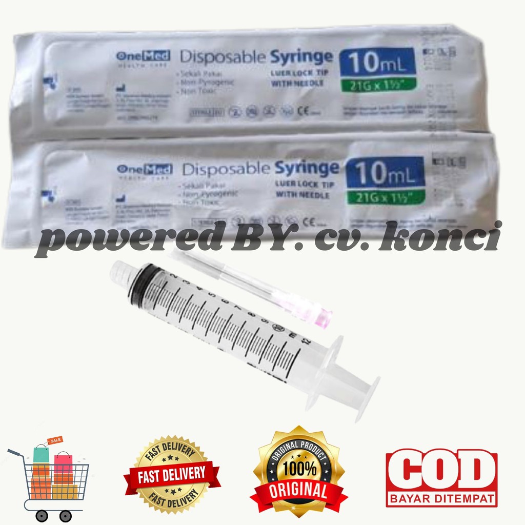 Suntikan tinta spuit syringe 10 ml suntikan + jarum untuk refill Printer
