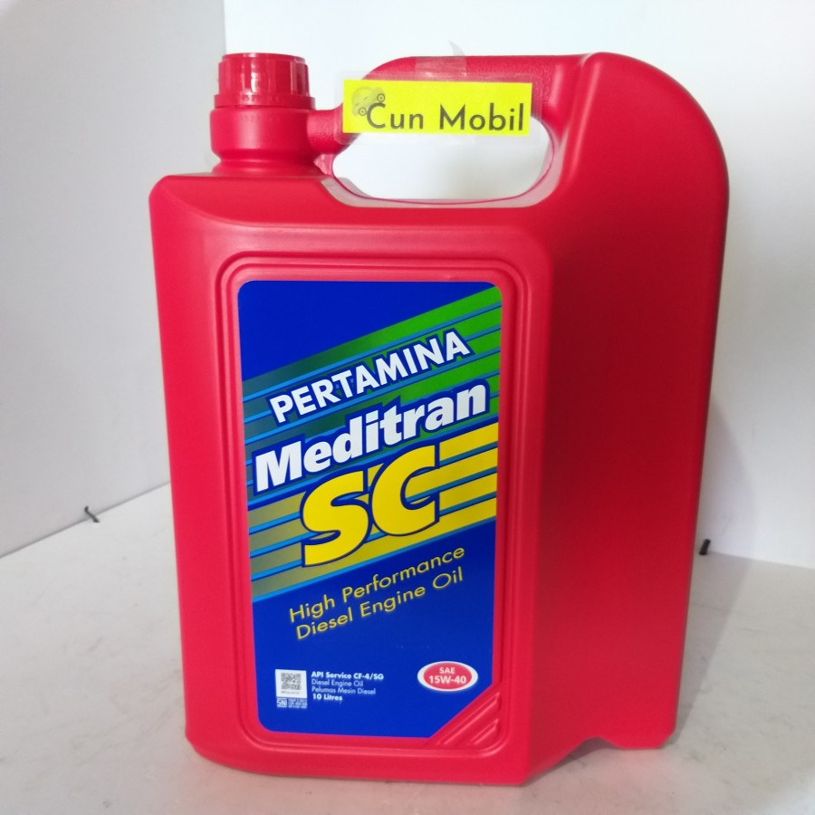 Oli mesin Pertamina Meditran SC Diesel 15W-40 10 Liter