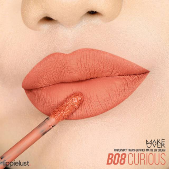 ❤ MEMEY ❤ MAKE OVER POWERSTAY Transferproof Matte Lip Cream