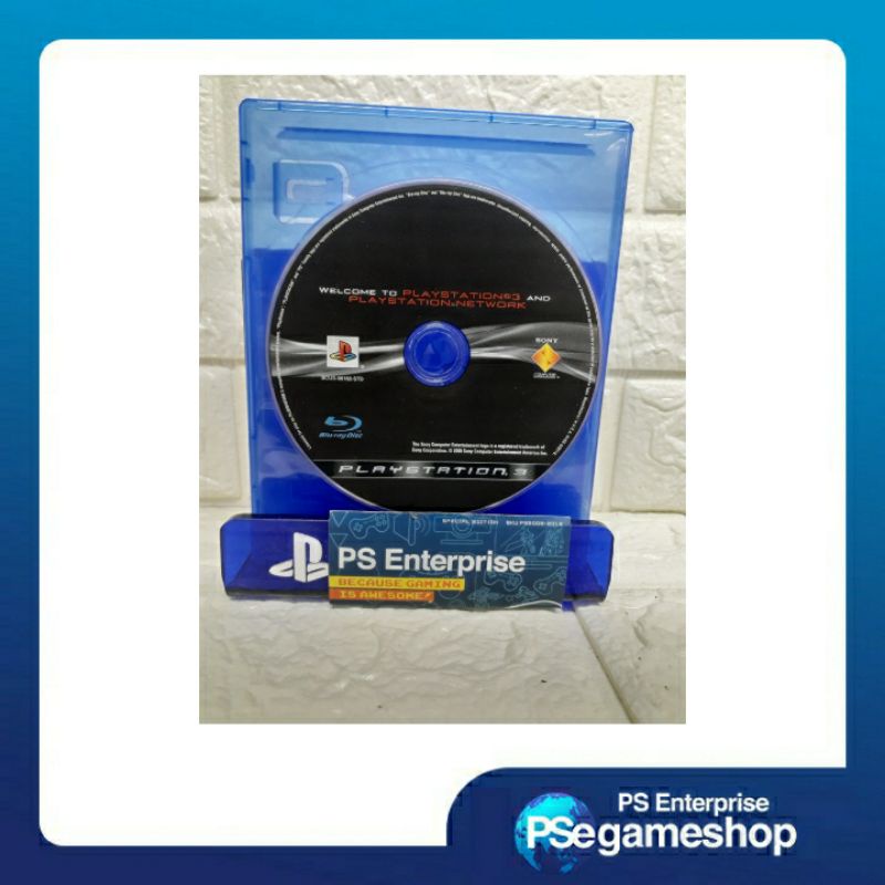 Ps3 Welcome to PlayStation Network and PlayStation 3 ( Cd Only + Box ) Tanpa cover / pre loved