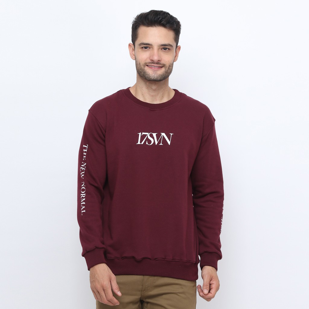 

17Seven Original Sweater Crewneck Jumper Sablon Pria 0006-Newnormal