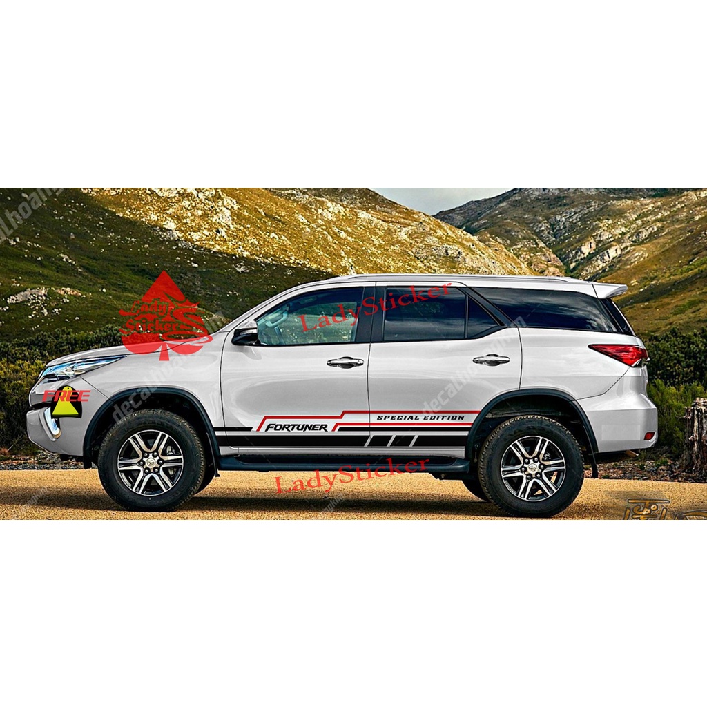 NEW STICKER MOBIL TOYOTA FORTUNER VRZ STIKER LIST MOBIL FORTUNER LEGENDER VRZ TERBARU