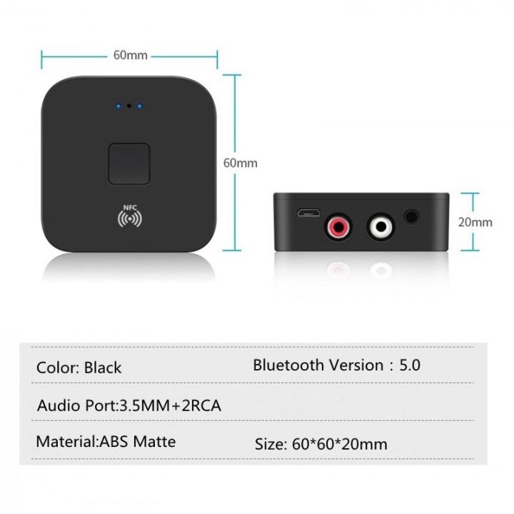 20 BLS-B11 - Music NFC Desktop Bluetooth 5.0 Receiver