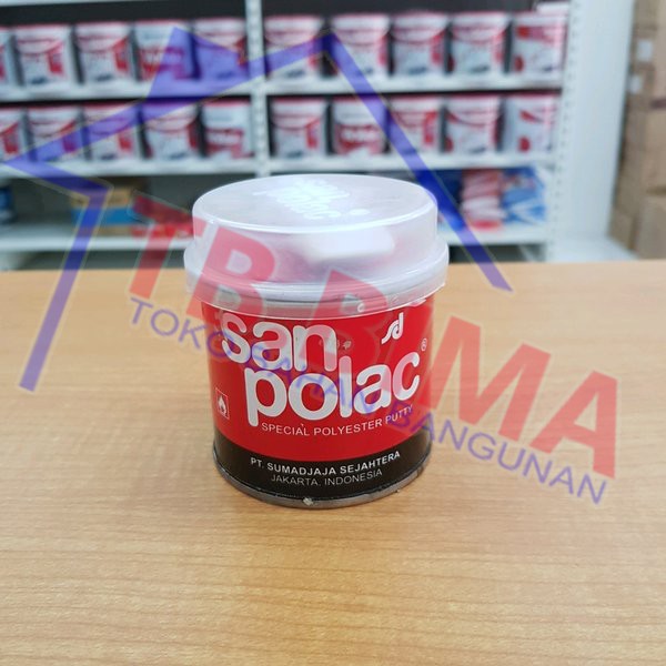 Dempul SanPolac 250 gr / Dempul SANPOLAC Spesial Polyster 250gr
