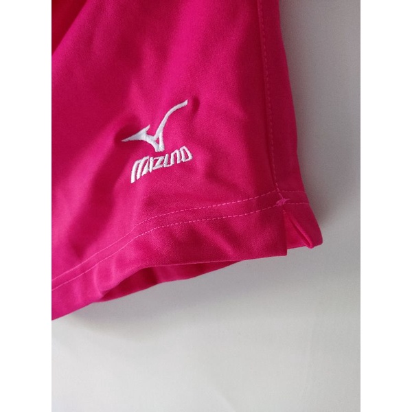 Celana pendek mizuno warna Pink press body belah samping cewe wanita