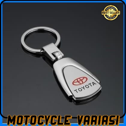 gantungan kunci stainless logo TOYOTA INNOVA AVANZA FORTUNER CAMRY dll