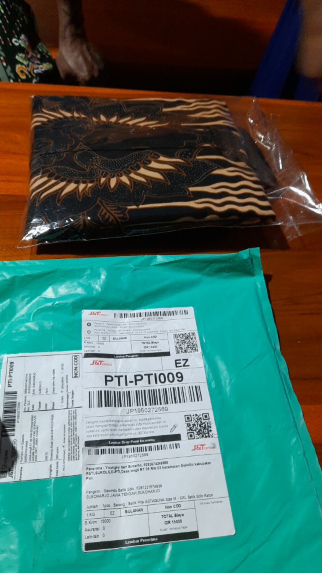 Wedanta Pinus Batik Pria Bahan Katun Primisima Full Furing