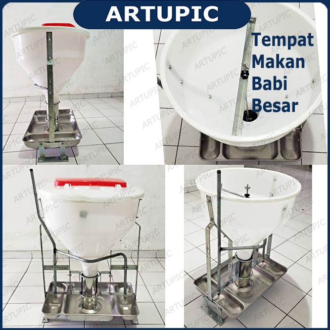 Tempat Makan Babi Besar Pig Feeder Automatic Artupic