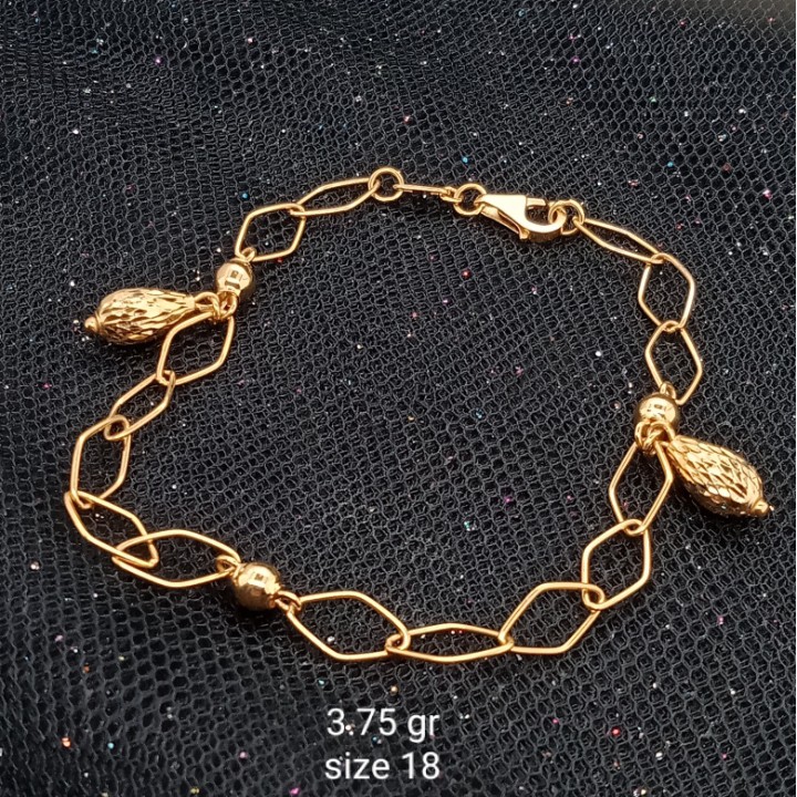 Gelang Emas 17K - 3.75 gr Kadar 750 - 1648