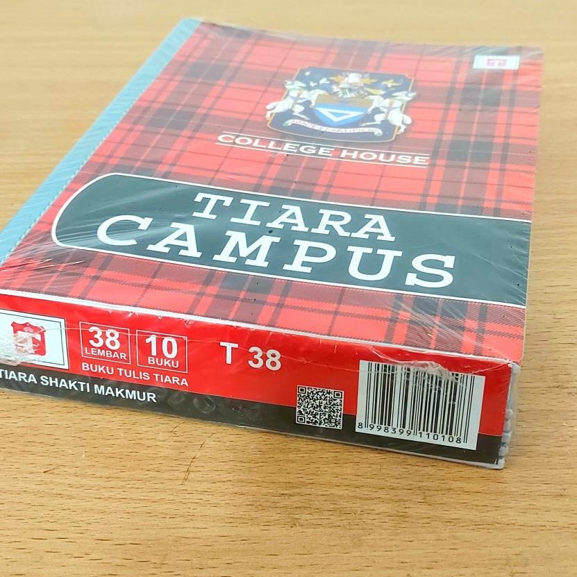 

Hot - Buku Tulis TIARA CAMPUS 38 Lembar 1 pack Dapat 10 BUKU 팝