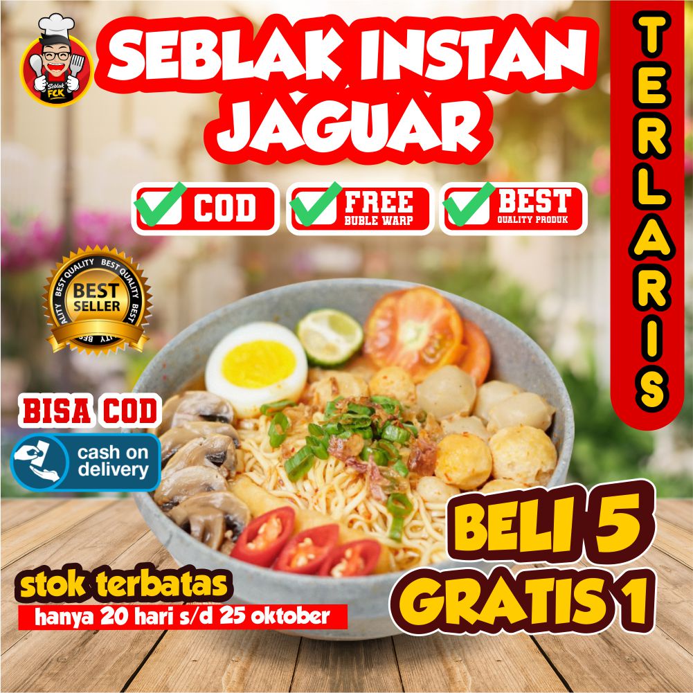 SEBLAK INSTAN JAGUAR BANDUNG TERLEZAT MIE SEBLAK INSTANT JAGUAR SEBLAK INSTAN KUAH BOCI BASO ACI