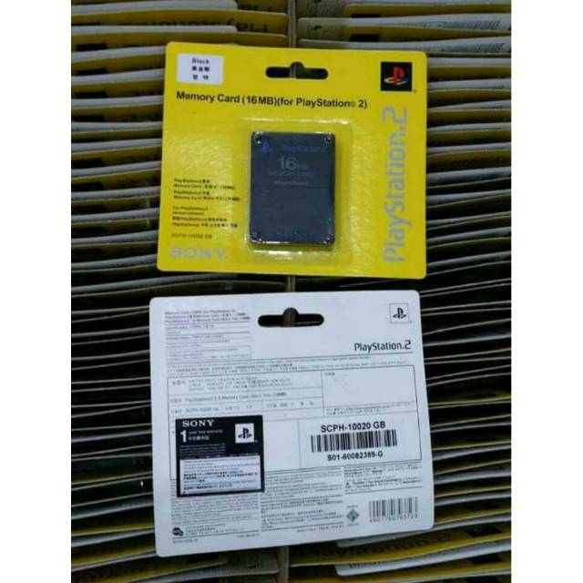 MC PS2 16MB HITAM / MEMORY CARD PS2 16MB HITAM