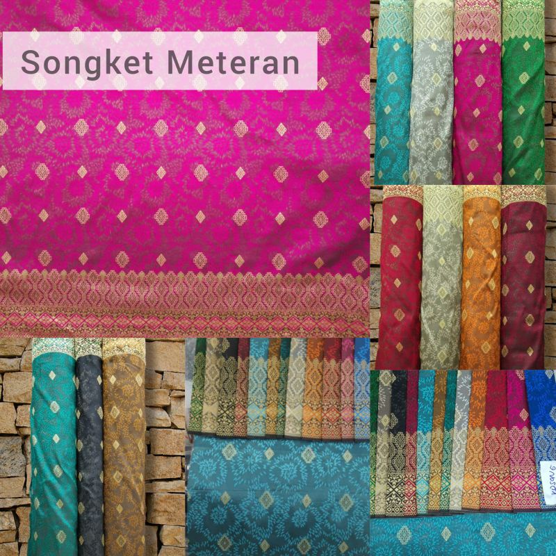 Kain Songket Pinggiran