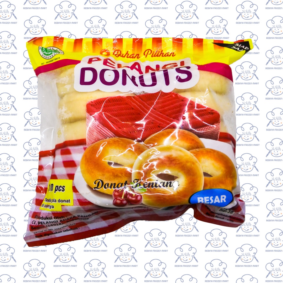 

Pelangi Donut Besar isi 10