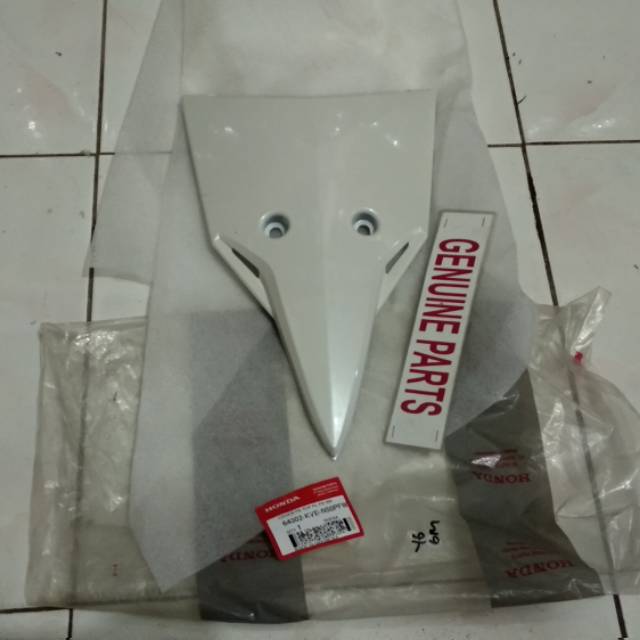 Cover Fr Front Top Dada Panel Vario Techno 110 Putih 64302-KVB-N50PFW Ori Orginal Ahm