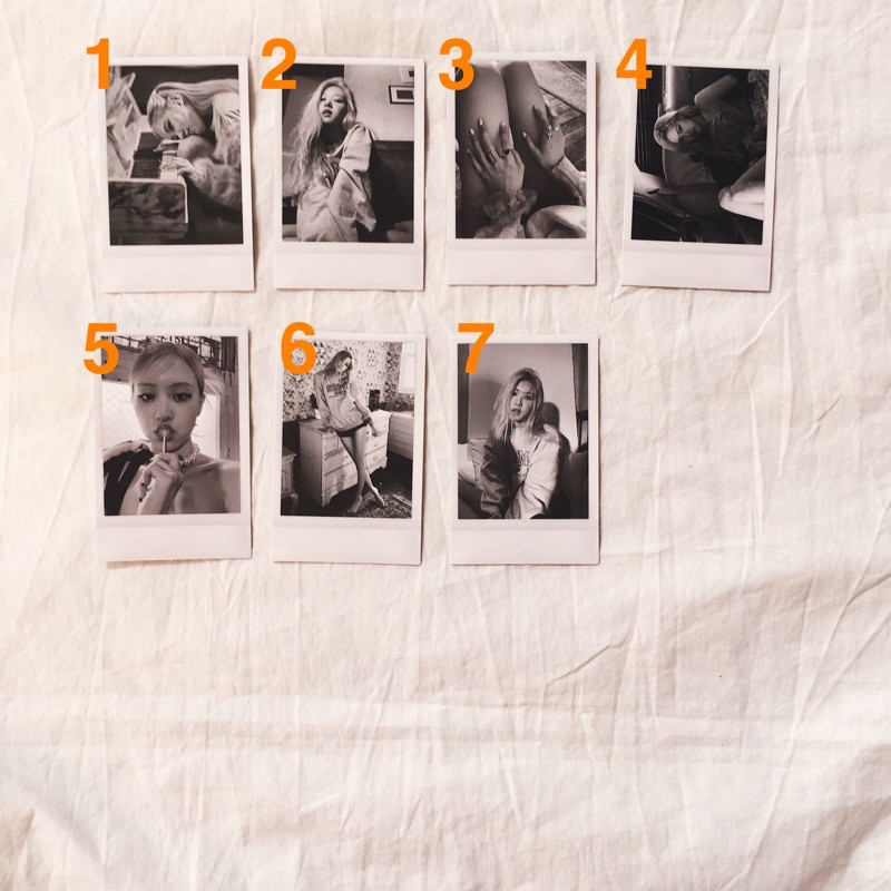 ROSE ROSÉ R ALBUM BLACKPINK SOLO UNSEALED LOOSE YGSELECT KTOWN SHARING ON THE GROUND PC PHOTOCARD