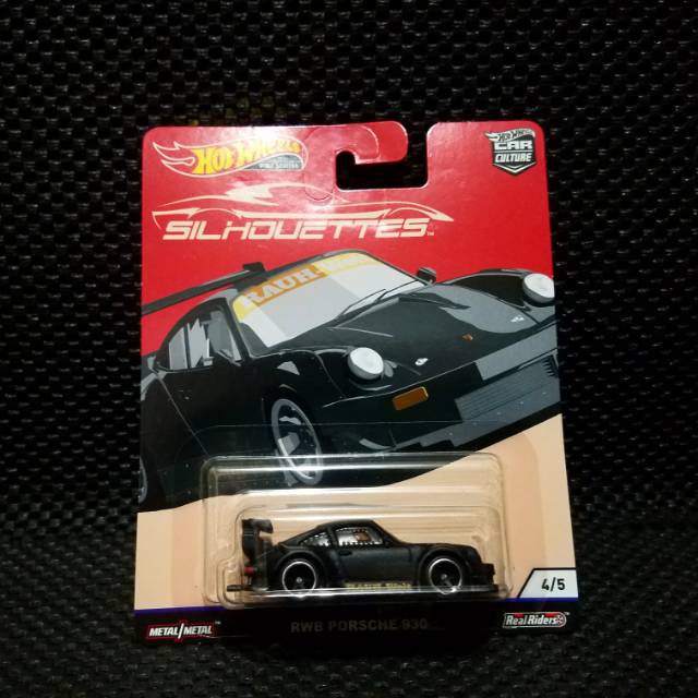 Hot wheels RWB Porsche 930 RWB Hitam Silhouettes