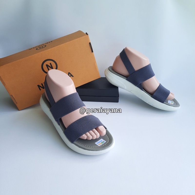 DISKON DAY! Sandal Wanita Nevada Elastis - Sandal Wanita Pelon Karet Anti Slip - Sandal Kekinian - Sandal Chubby