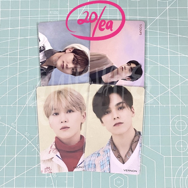 seventeen svt pc photocard fallin flower flfl jp hitorijanai hmv boo seungkwan scoups seungcheol ver