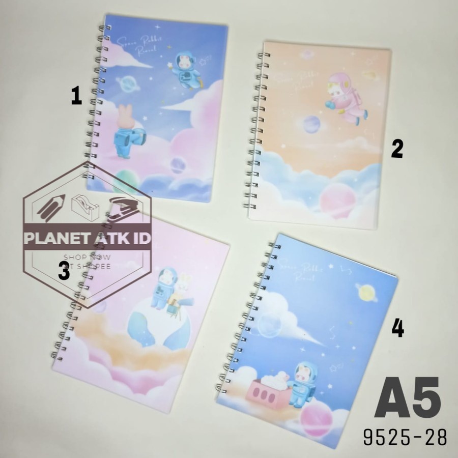 

Notebook Spiral A5-70Lbr/Buku Spiral/Ring Book/Diary/Agenda/Jurnal