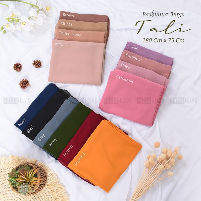 Pashmina Bergo Tali