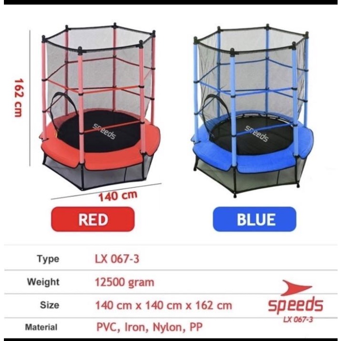 Trampoline Trampolin Olahraga Anak DewaSa Jump trampolin SPEEDS O
