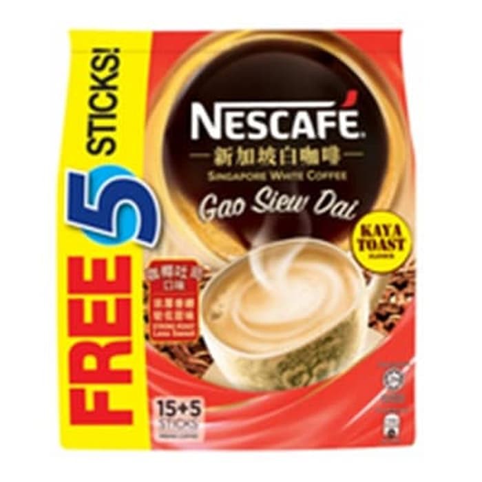 

#HANDCARRY Nescafe SG White Coffee Gao Siew Dai (Kaya Toast) 15+5sX33g - UFOHCR1909