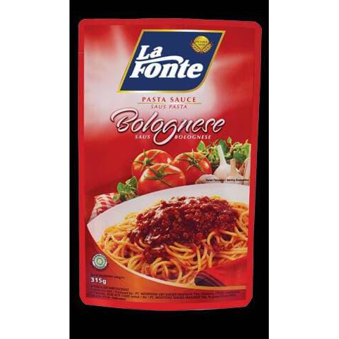 

Saos bolognese la fonte 315 gram PRODUK TERBATAS