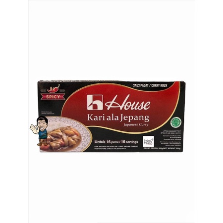 

Terlaris House Japanese Curry Roux- Bumbu Kari ala Jepang Halal- 300 g - Spicy