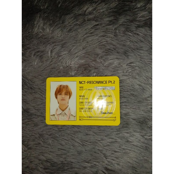 [NCT] ID Card Resonance Haechan