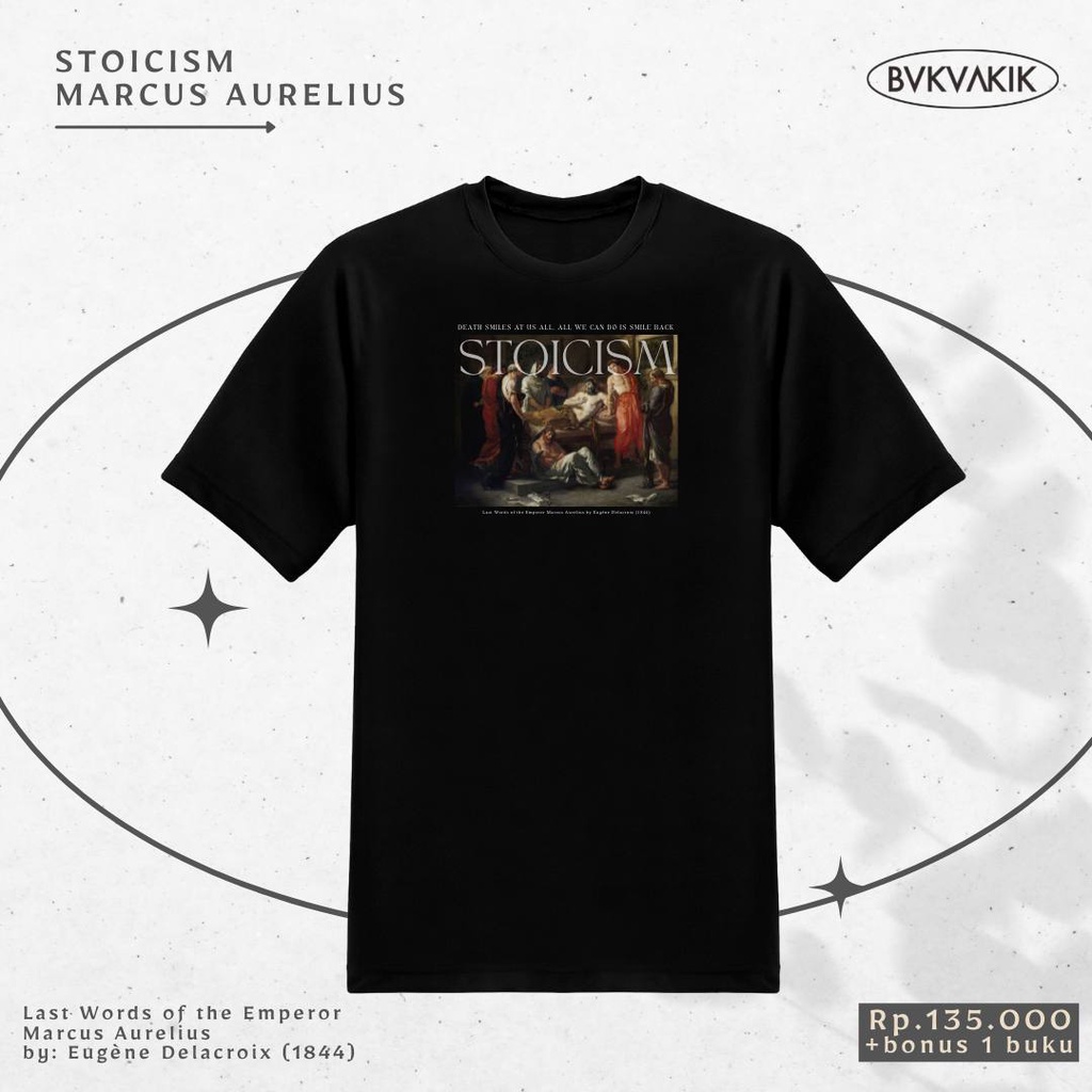 Kaos Stoicism Aurelius by Delacroix